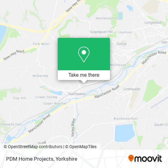 PDM Home Projects map
