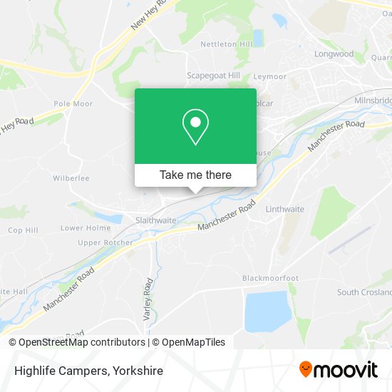 Highlife Campers map