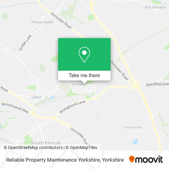 Reliable Property Maintenance Yorkshire map