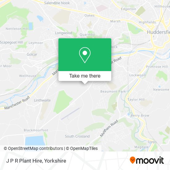 J P R Plant Hire map