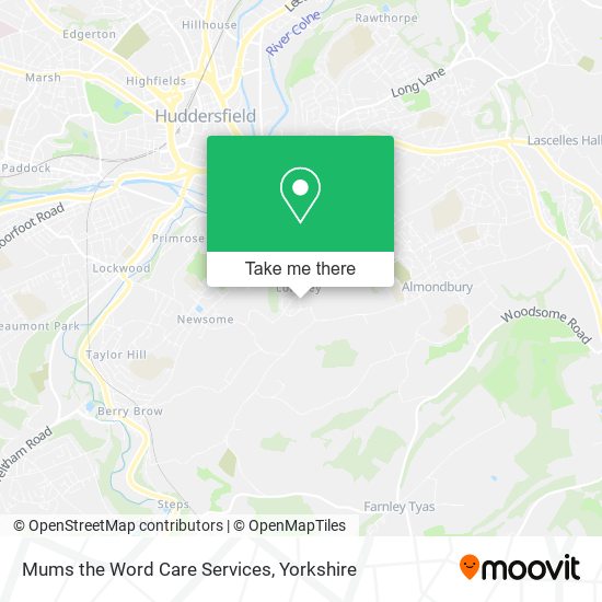 Mums the Word Care Services map