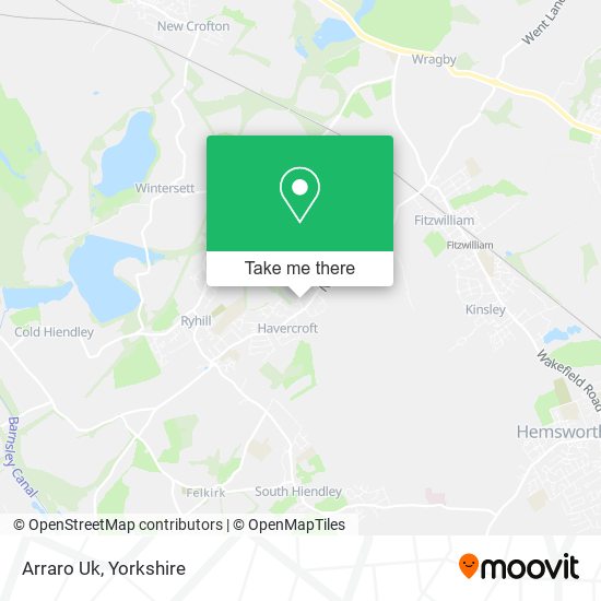 Arraro Uk map