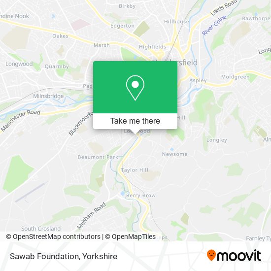 Sawab Foundation map