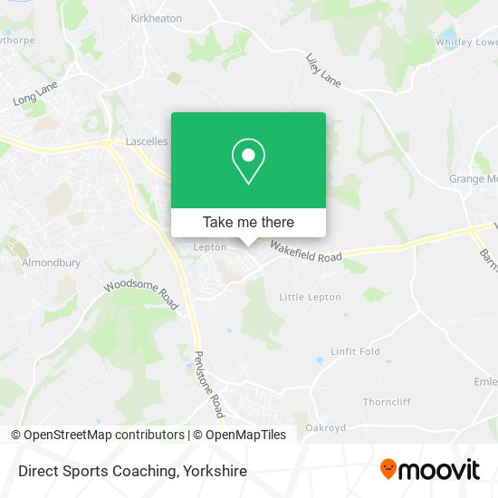 Direct Sports Coaching map