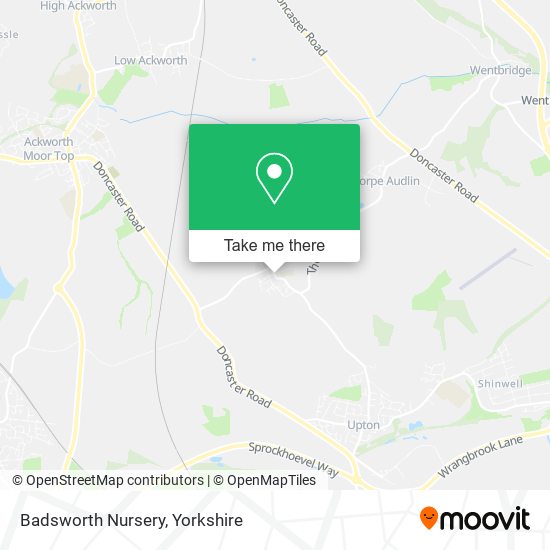 Badsworth Nursery map