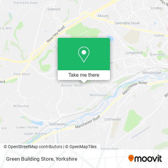 Green Building Store map