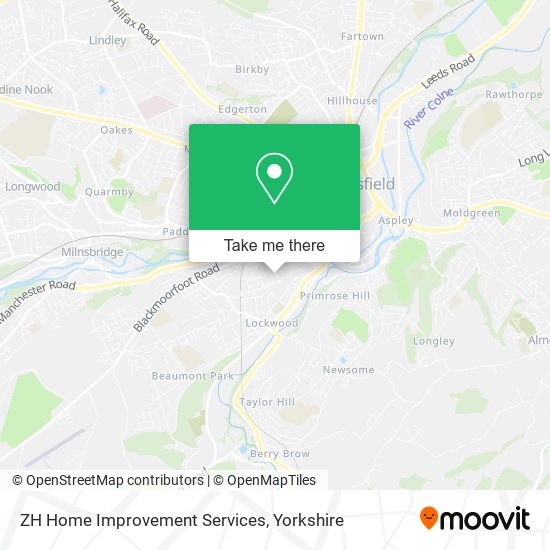 ZH Home Improvement Services map