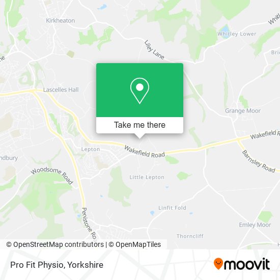 Pro Fit Physio map
