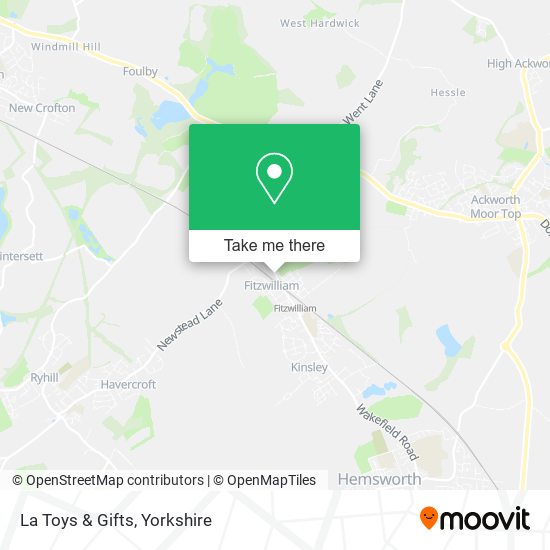 La Toys & Gifts map