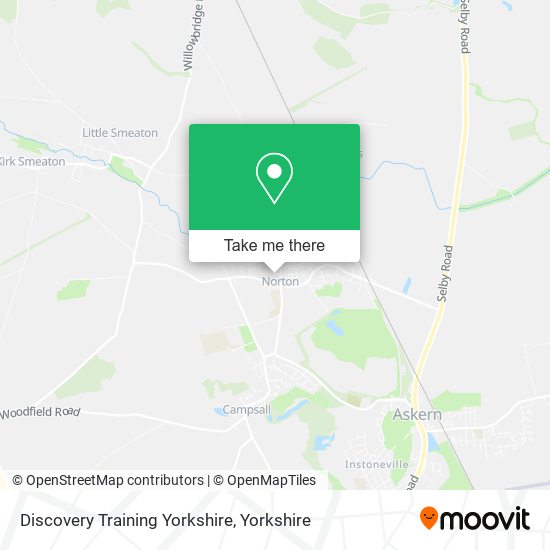 Discovery Training Yorkshire map