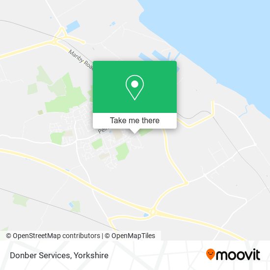Donber Services map