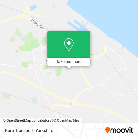 Karo Transport map