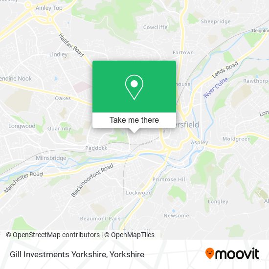 Gill Investments Yorkshire map