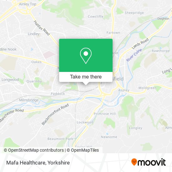 Mafa Healthcare map