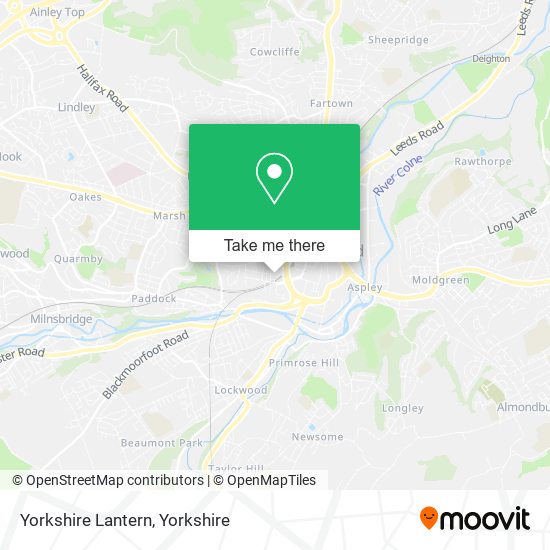 Yorkshire Lantern map