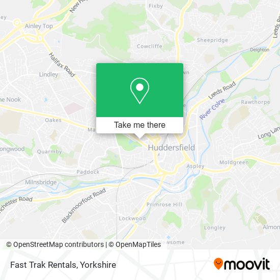 Fast Trak Rentals map