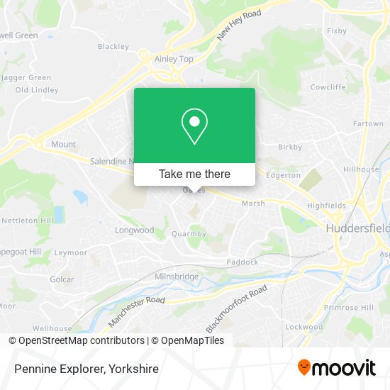 Pennine Explorer map