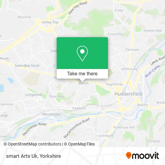 smart Arts Uk map