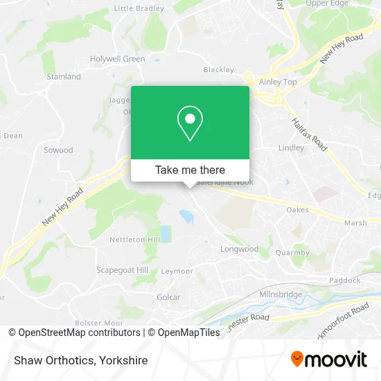 Shaw Orthotics map