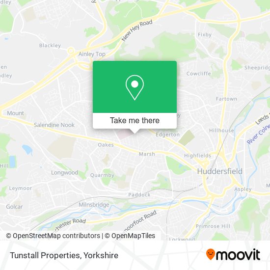 Tunstall Properties map
