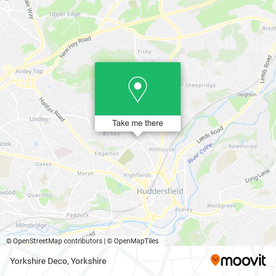 Yorkshire Deco map