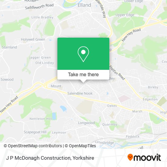 J P McDonagh Construction map