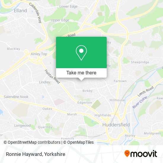 Ronnie Hayward map