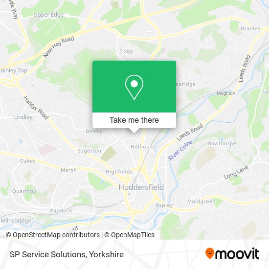SP Service Solutions map