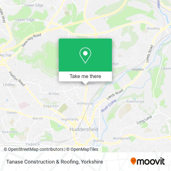 Tanase Construction & Roofing map