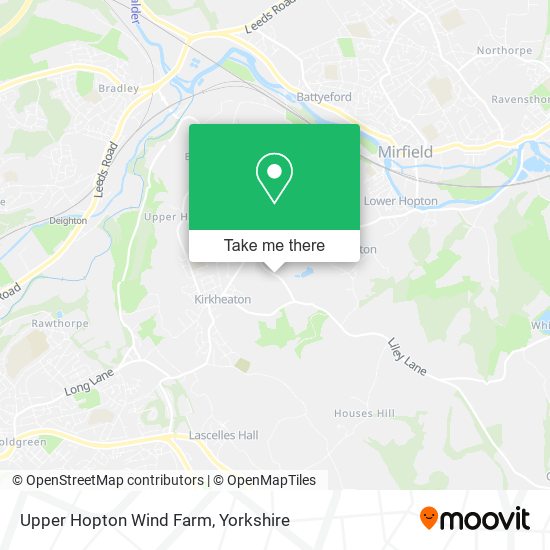 Upper Hopton Wind Farm map