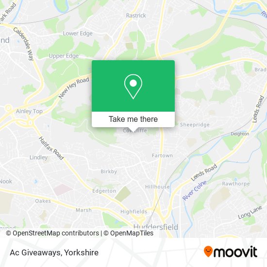 Ac Giveaways map