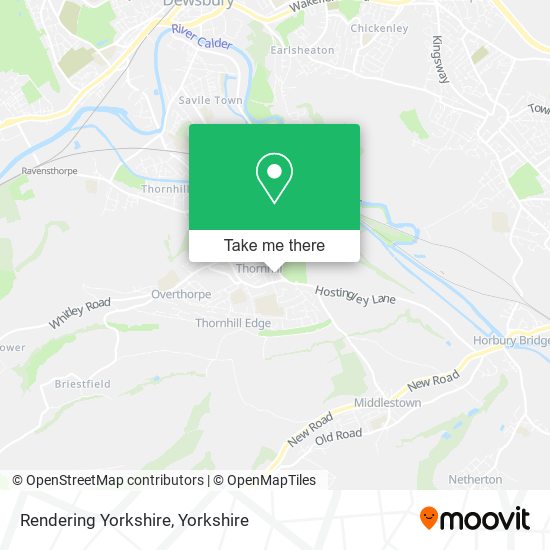 Rendering Yorkshire map