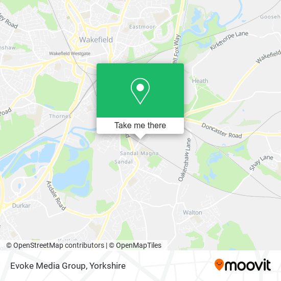 Evoke Media Group map