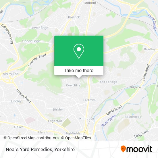 Neal's Yard Remedies map