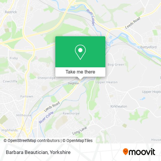 Barbara Beautician map