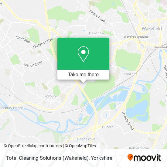 Total Cleaning Solutions (Wakefield) map