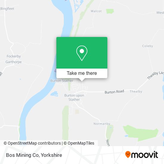 Bos Mining Co map