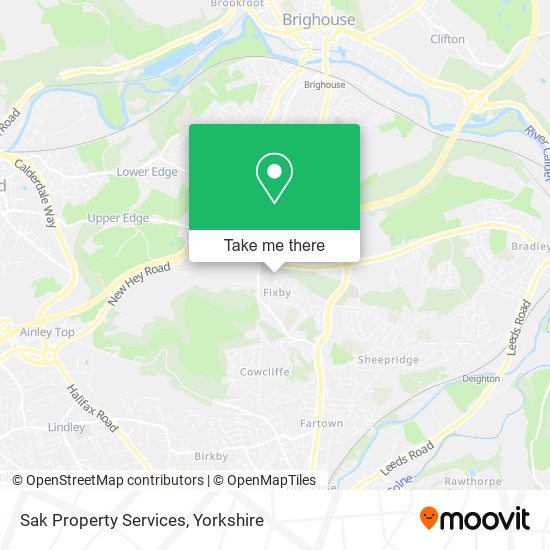 Sak Property Services map