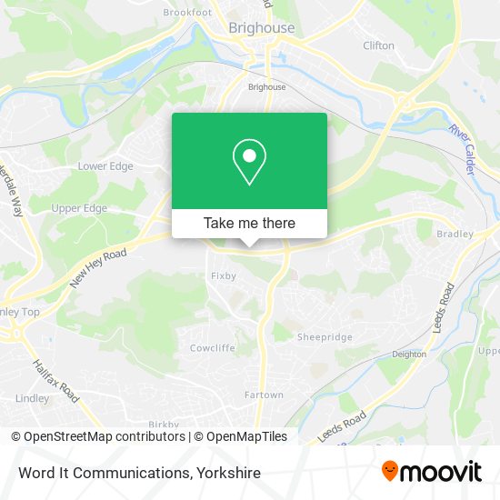 Word It Communications map