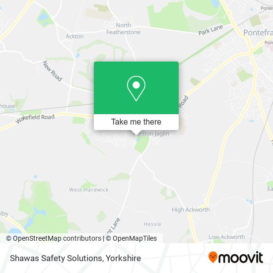 Shawas Safety Solutions map