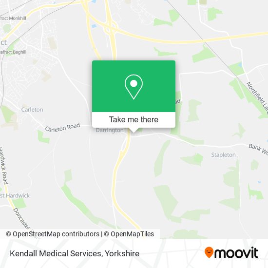 Kendall Medical Services map