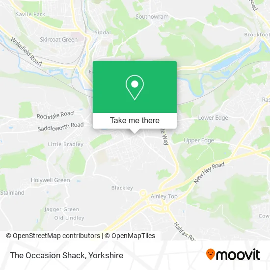 The Occasion Shack map
