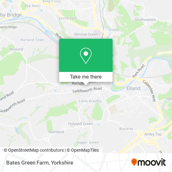 Bates Green Farm map