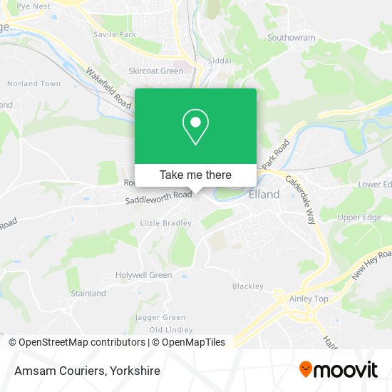 Amsam Couriers map