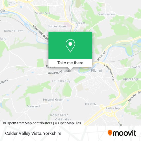 Calder Valley Vista map