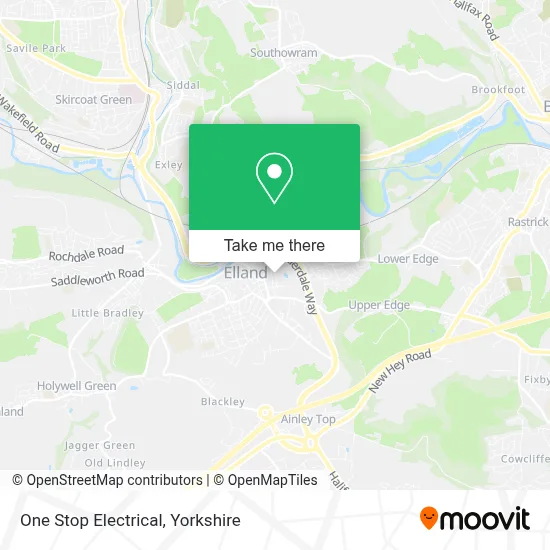 One Stop Electrical map