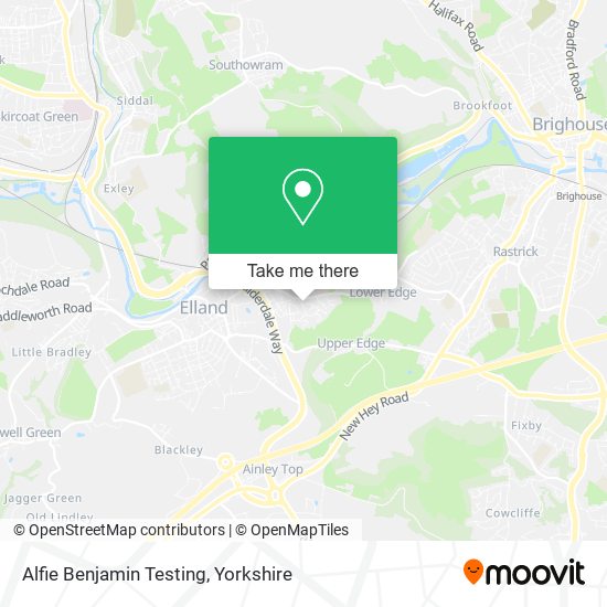Alfie Benjamin Testing map