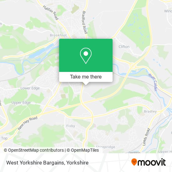 West Yorkshire Bargains map