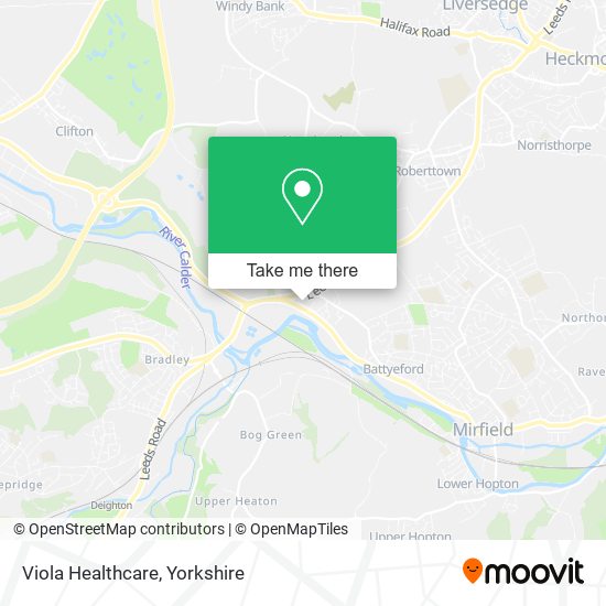 Viola Healthcare map