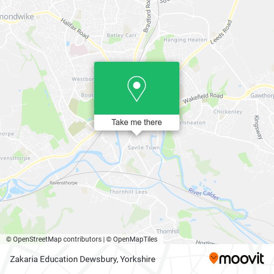 Zakaria Education Dewsbury map